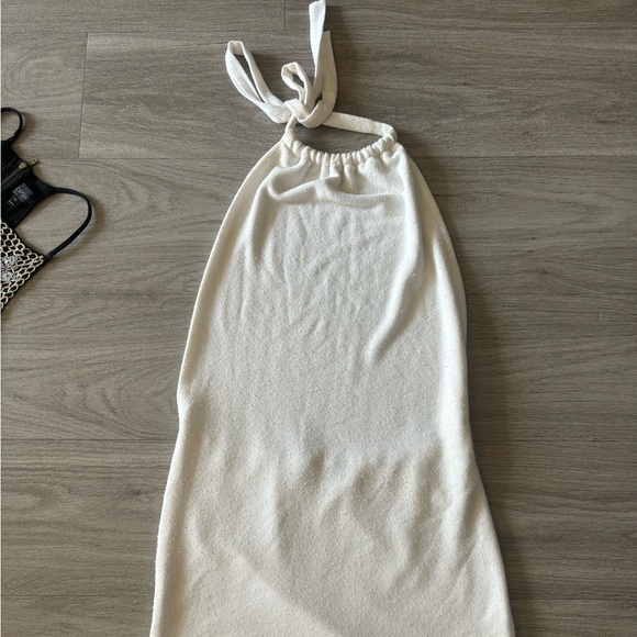 Terry Cloth Mini Halter Dress - Picture 2 of 6